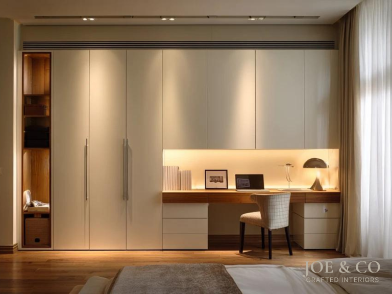 closet with custom table top