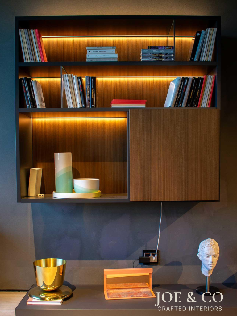 custom mounted shelf