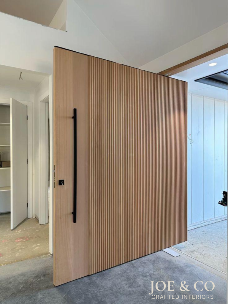 custom slide pannel door